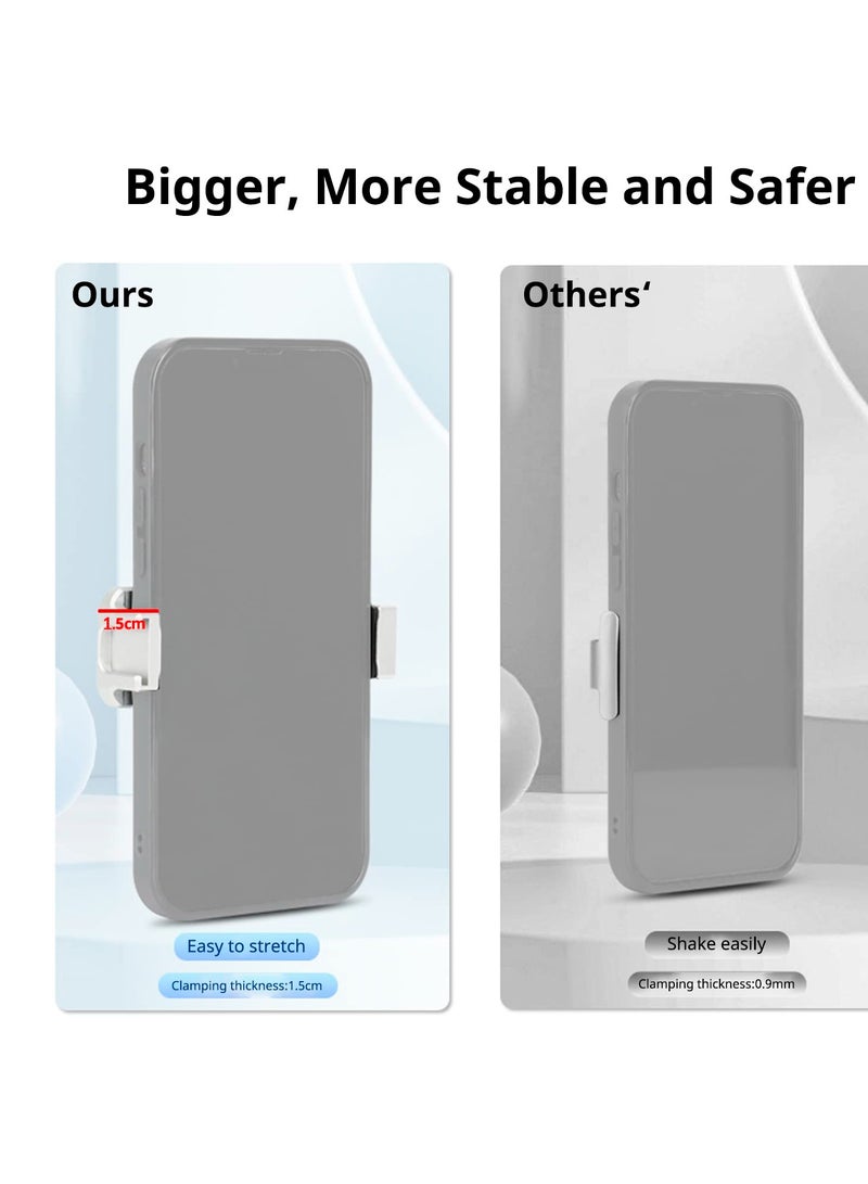 Metal Magnetic Phone Holder for DJI, with Cold Shoe for Microphone, Smartphone Tripod Mount Compatible with DJI, Gimbal Stabilizer Accessories - Image 4