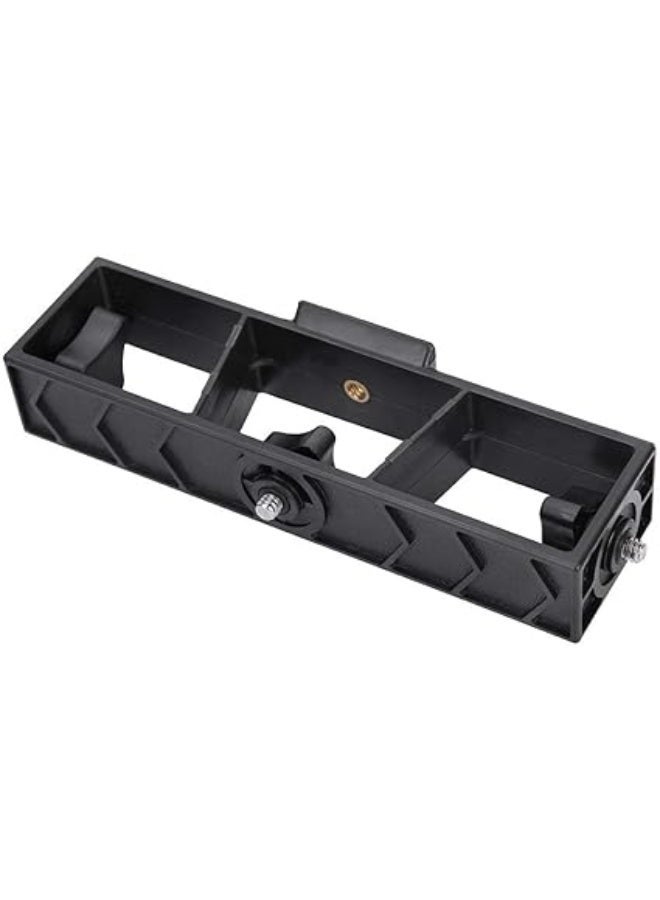 Topiky 3 in 1 Phone Extension Bracket,Portable 360º Rotation Adjustable Triple Multi-function Live Broadcast Extened Mount Smartphone Camera Holder Stand for Tripod,LED Light, Microphone,Slider - Image 5