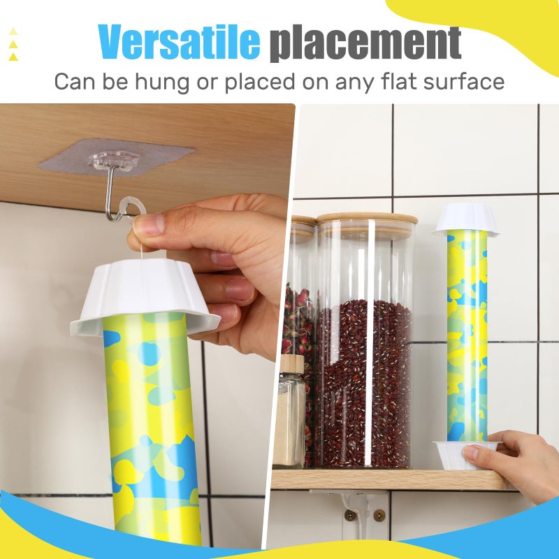 Qualirey 12 Pcs Sticky Fly Trap Fly Stick with Hanging Hook Adhesive Mosquito Catcher for Indoor Outdoor Trap Houseflies and Flying Insects Bee Wasp Moth Fly, 10.2 x 2.5 Inch - Image 4