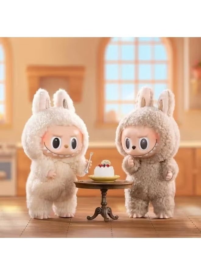 【One Random Color 1pcs】LABUBU LABUBU Generation Of The Motherland Version Of The Macaron Bubble Series Blind Box Vinyl Doll Plush Doll Gift 【One Random Color 1pcs】