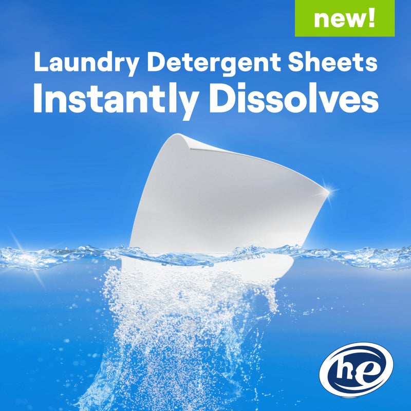 Seventh Generation Laundry Detergent Sheets 32ct Free & Clear Removes Tough Stains Safer for your family - Image 3