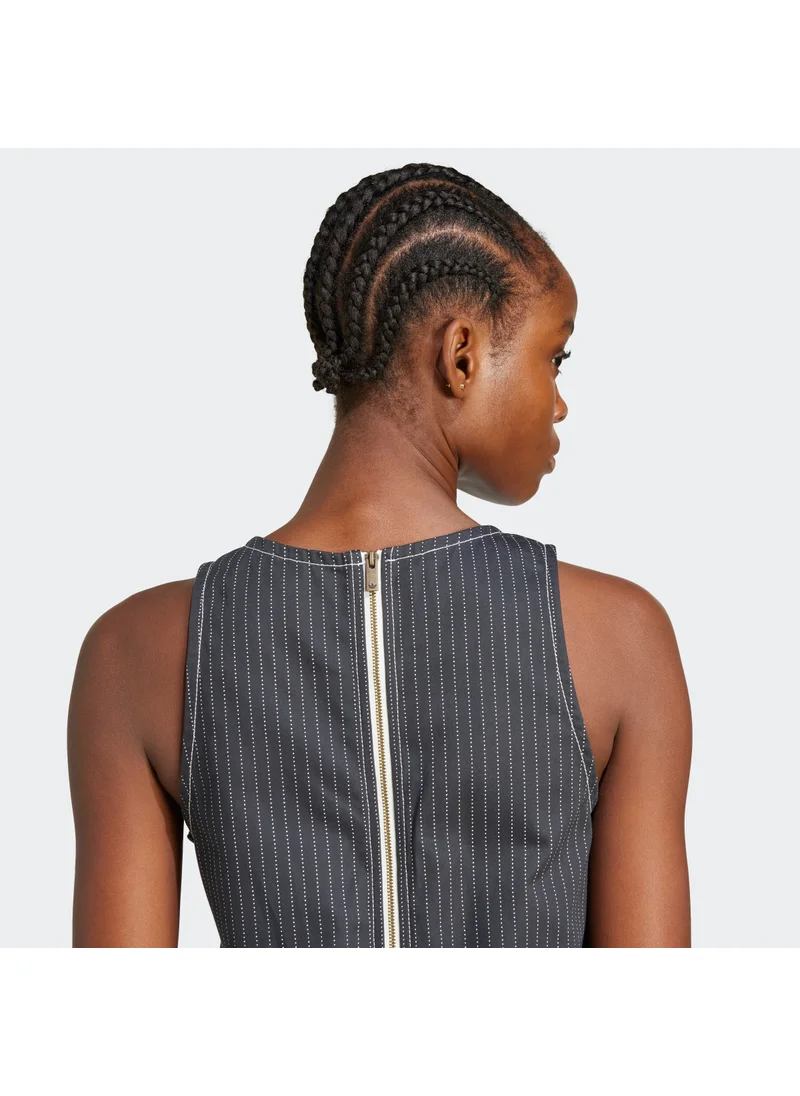 adidas Originals Allover Print Midi Dungaree Dress