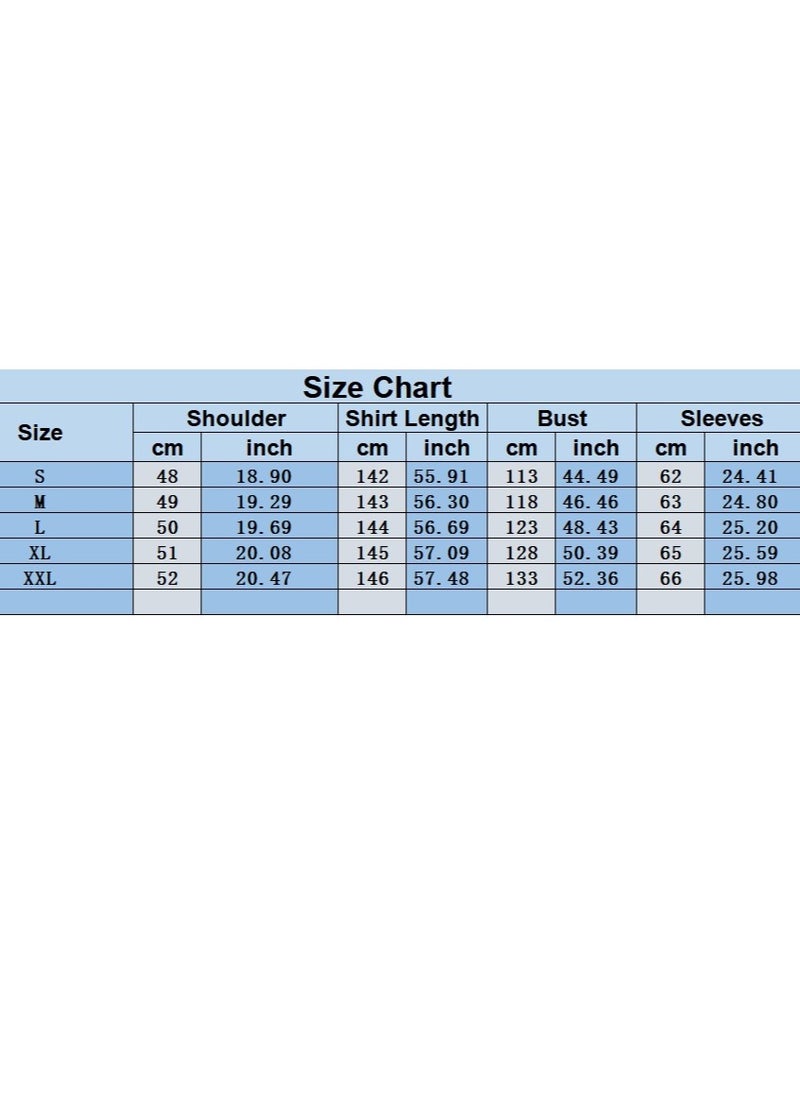 Generic - Men's Muslim Middle Arab Casual Long Sleeve Loose Hood Big and Tall Long Gown Dress Muslim Kaftan Thobe - Image 1