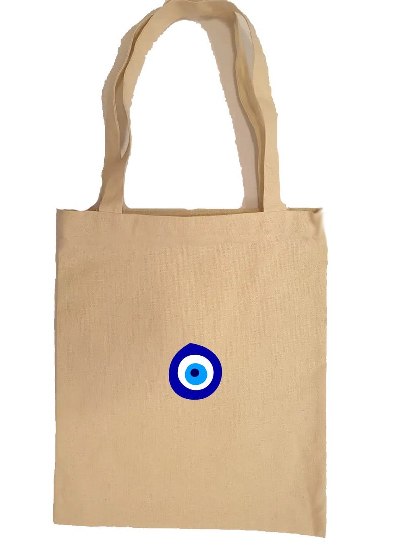 Tote bag printed - for woman- blue-0043