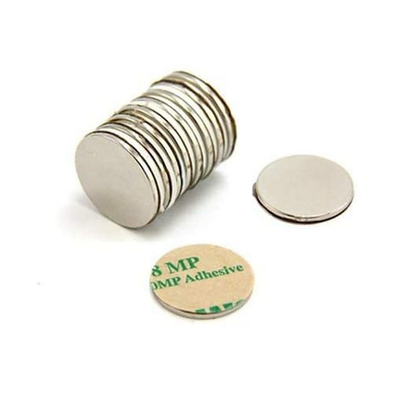 ™ F2015NA-10 Magnet Expert® مادة لاصقة؛ قطر المغناطيس 20 مم، سمك 1.5 مم، نوع المغناطيس نيوديميوم (N42)؛ قدرة شد 2 كجم (القطب الشمالي)؛ عبوة تحتوي على 10 قطع.