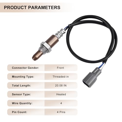 BLPextrm Oxygen O2 Sensor Upstream Fits for RAV4 2004-2012, for Toyota Camry 2003-2011, Sienna 2007-2010, Solara 2004-2008, for Lexus ES350 2007, for Scion XB 2008-2015 2.4L 3.5L Replace 234-9049 - Image 4