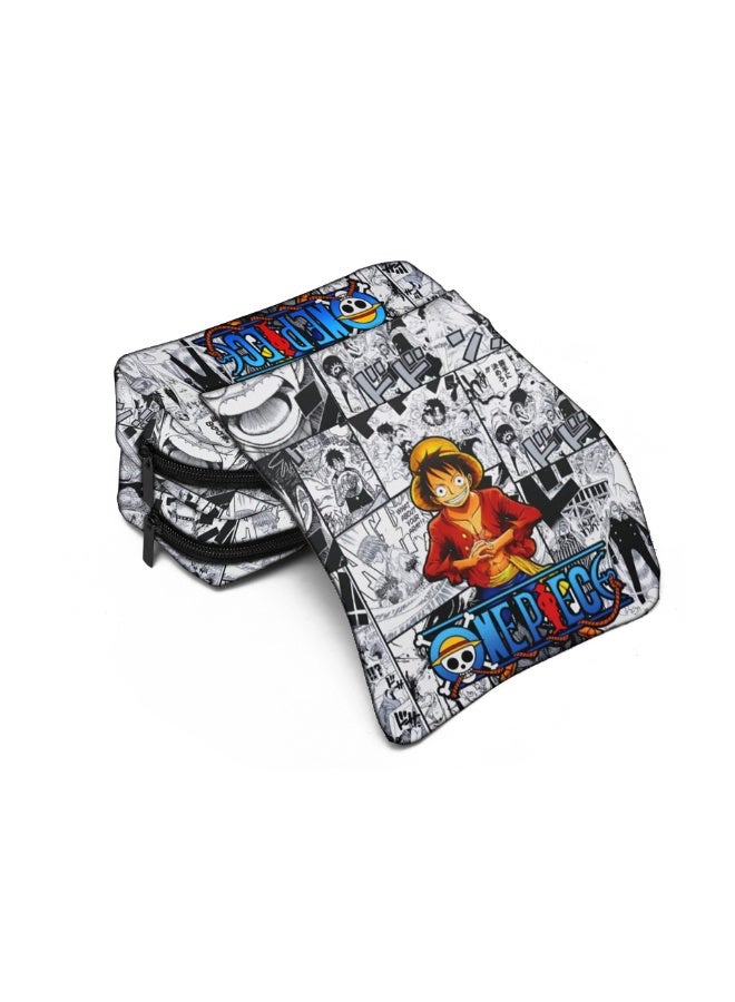 عام قطعة واحدة مطبوعة طبقة مزدوجة مقلمة قلم رصاص حقيبة أدوات مكتبية لطلاب المدارس الابتدائية والمتوسطة - Image 3