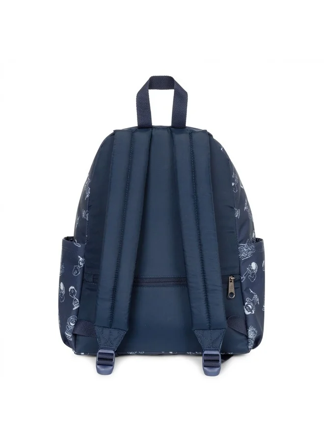 EASTPAK Day Pak'R Peanuts Navy Medium Backpack With Bottle Holder And Laptop Sleeve