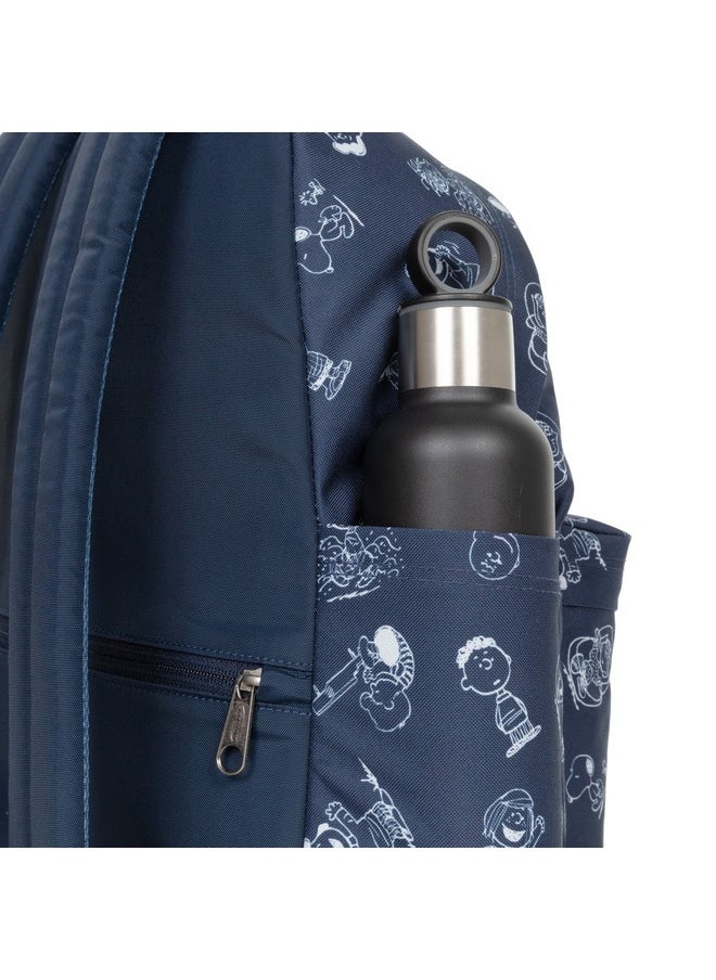 EASTPAK Day Pak'R Peanuts Navy Medium Backpack With Bottle Holder And Laptop Sleeve  - Image 5