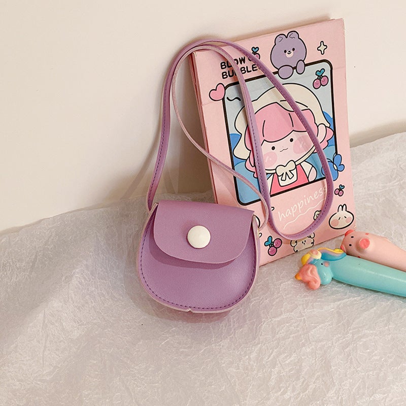 Children'S Cute Red Bag Mini Coin Purse Girls Pu Accessories Bag Baby'S Going Out Shoulder Bag - Image 1
