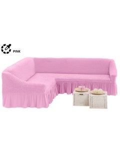 EVORY HOME Sofa Cover L  Shape Super Stretchable Anti-Wrinkle Slip Flexible Resistant 5.5 Meter 