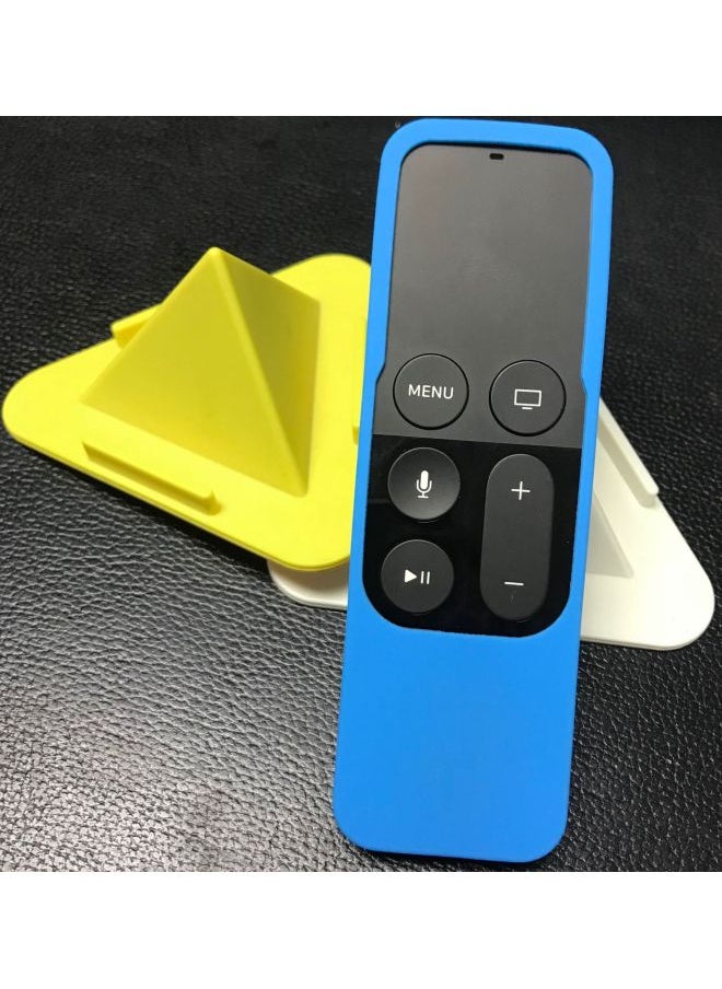 Generic Silicone Protective Cover For Tv 1/2/3/4th Gen 4k Tv Box Remote Controller Durable Skin Case For Digital Computer Card-Color:Red  - Image 3