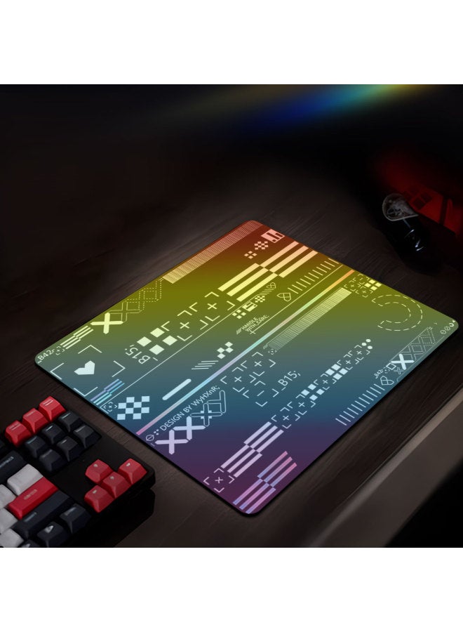 CSGO Streamers Rainbow Phantom Coated Game Oversized Small Size Mouse Pad No Edge Fps E-Sports-Color:420*490*4-Pattern:Coating 9  - Image 1