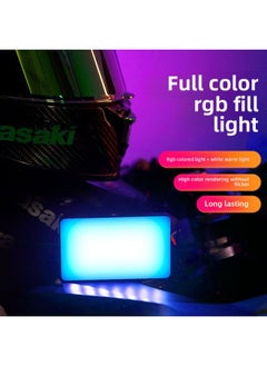 General Customized Large Rgb Flap Pocket Pants Light Portable Camera Fill Light Photography Slr Mobile Phone Lighting Beauty Handheld Light-Specification:Rgb Pocket Light + Pan/tilt + 19cm Small Bracket  - Image 4