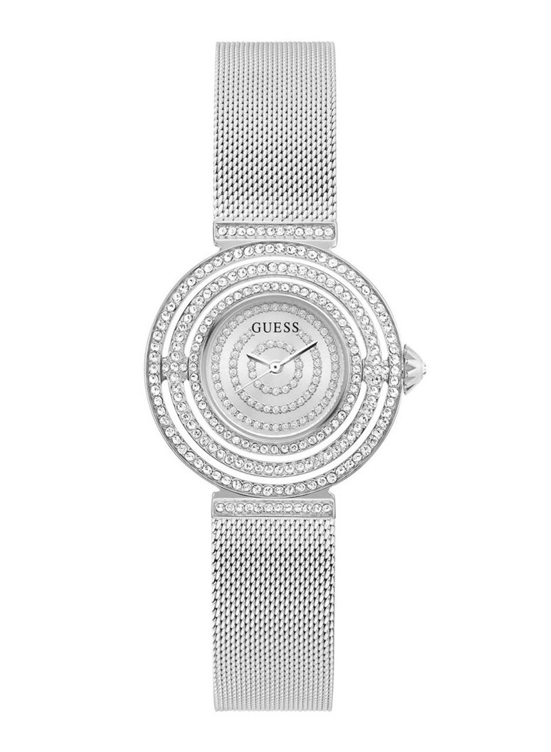 GUESS Dream Women's Silver-tone Mesh Analog Watch GW0550L1 - 36mm - Image 1