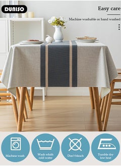 Table Runner, Blue Table Runner Woven with Golden Threads, 30x180 CM Heat Resistant Table Runner Wipeable Waterproof Dining Table Runner for Kitchen, Coffee Table, Home Decor - pzsku/Z2169B45DB4E6E367A5C3Z/45/_/1721696191/48457782-d360-4ead-bef6-a86ea5b06554