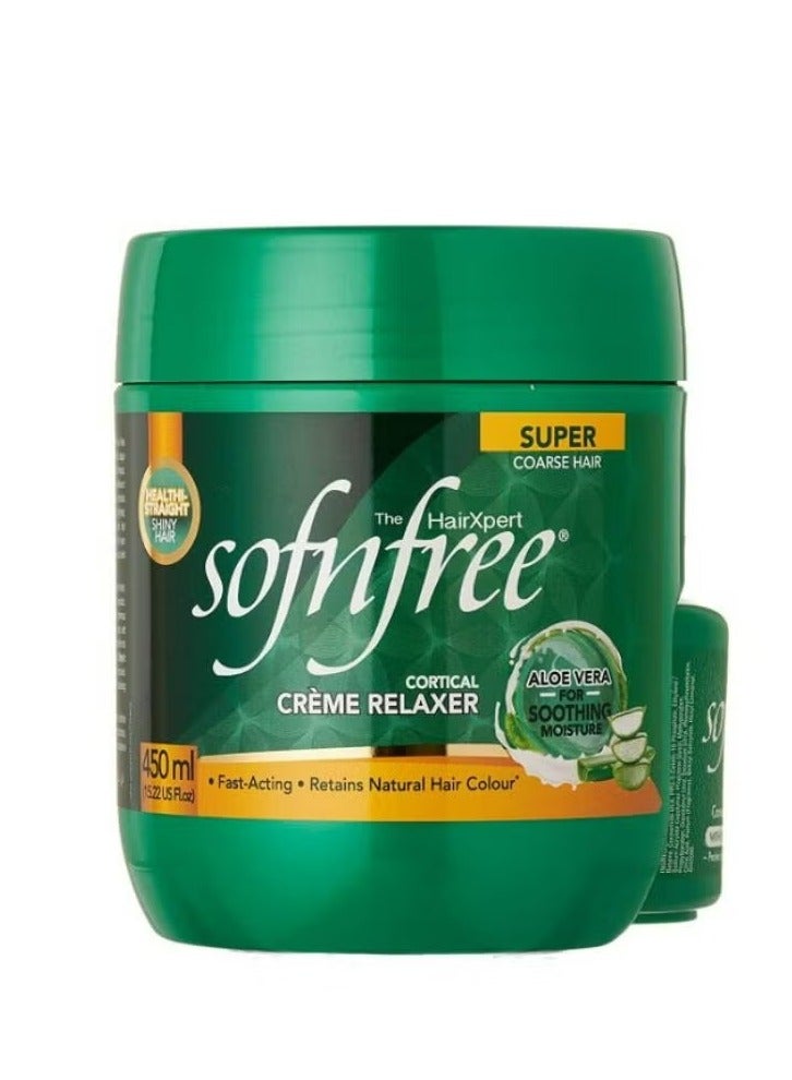 SOFNFREE كريم كورتكول للاسترخاء SUPER 450 مل + 60 مل شامبو محايد