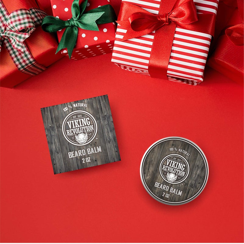 Viking Revolution BEST DEAL Beard Balm with Argan Oil & Mango Butter - Styles, Strengthens & Softens Beards & Mustaches - Citrus Scent Leave in Conditioner Wax for Men - Image 5