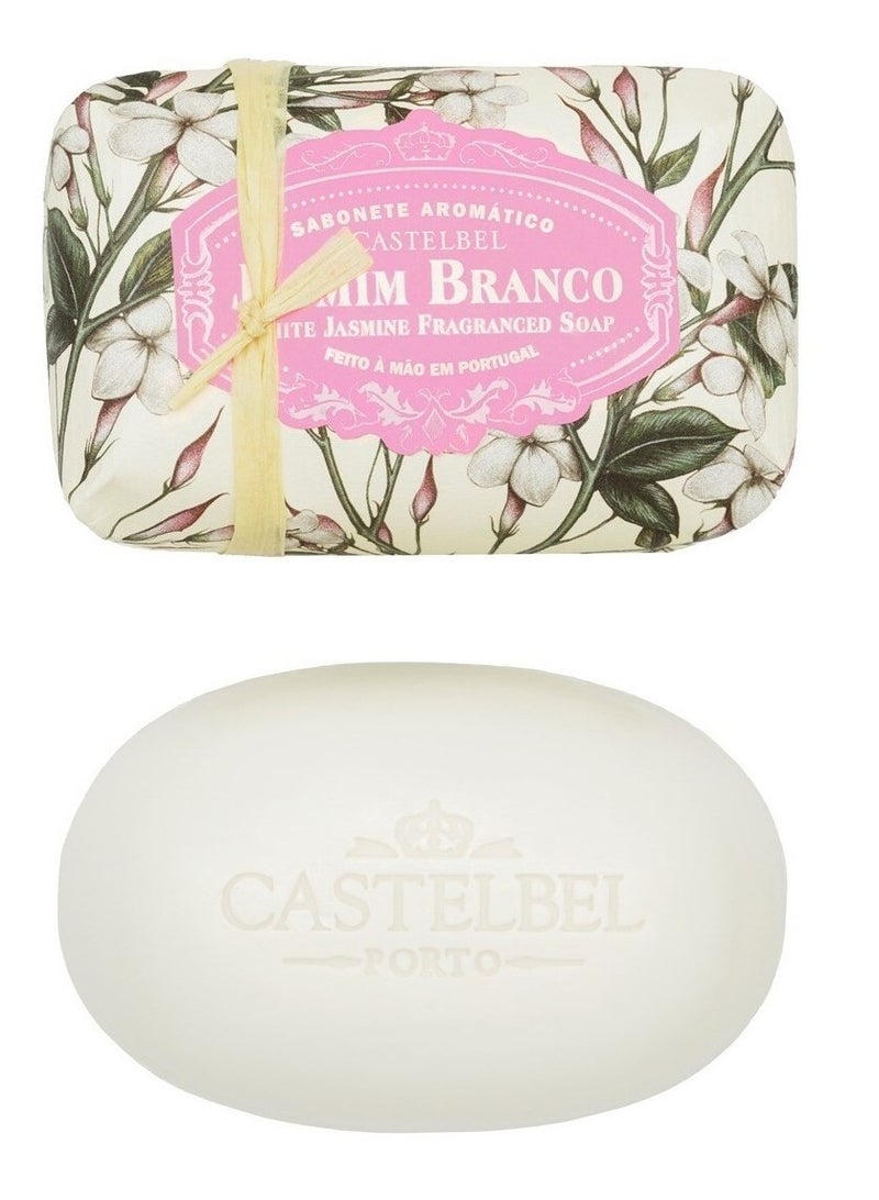 Castelbel Jasmin Branco White Jasmine Fragranced Soap 150g - Image 1