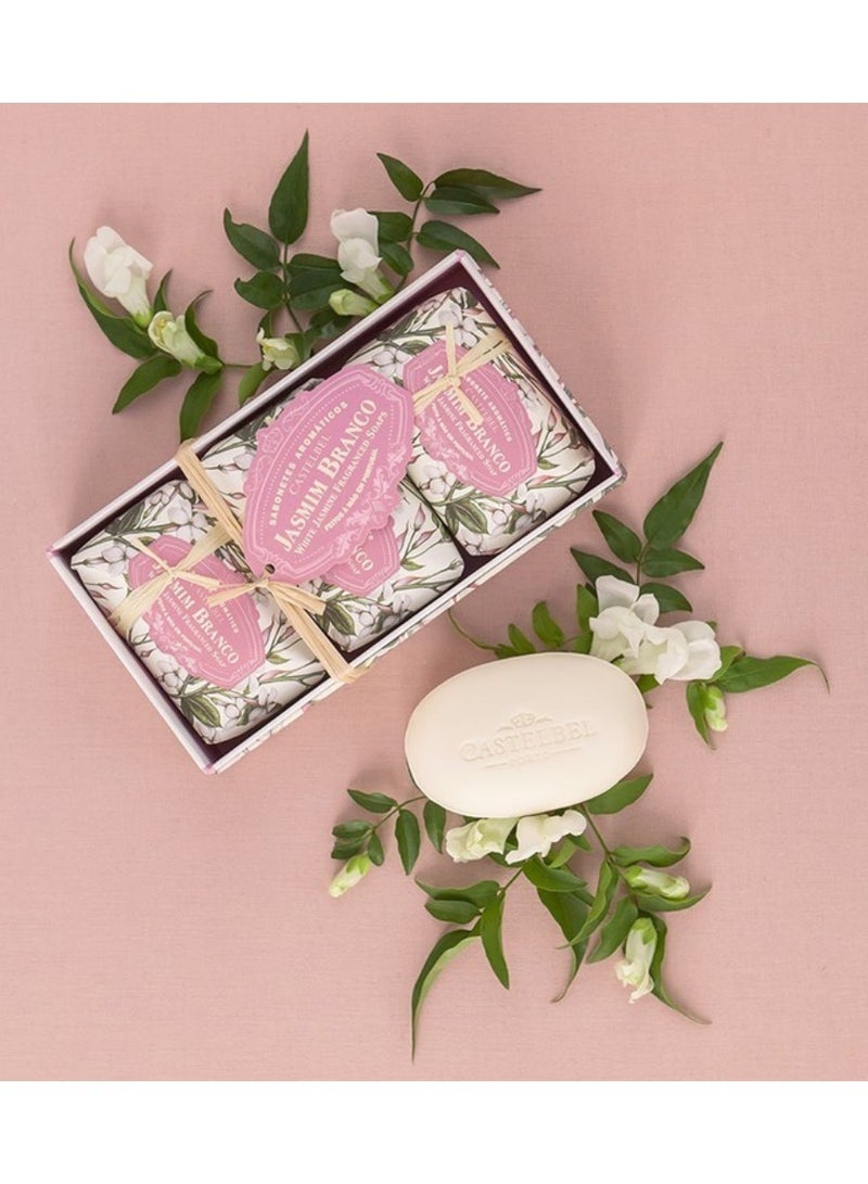 Castelbel Jasmin Branco White Jasmine Fragranced Soap 150g - Image 3