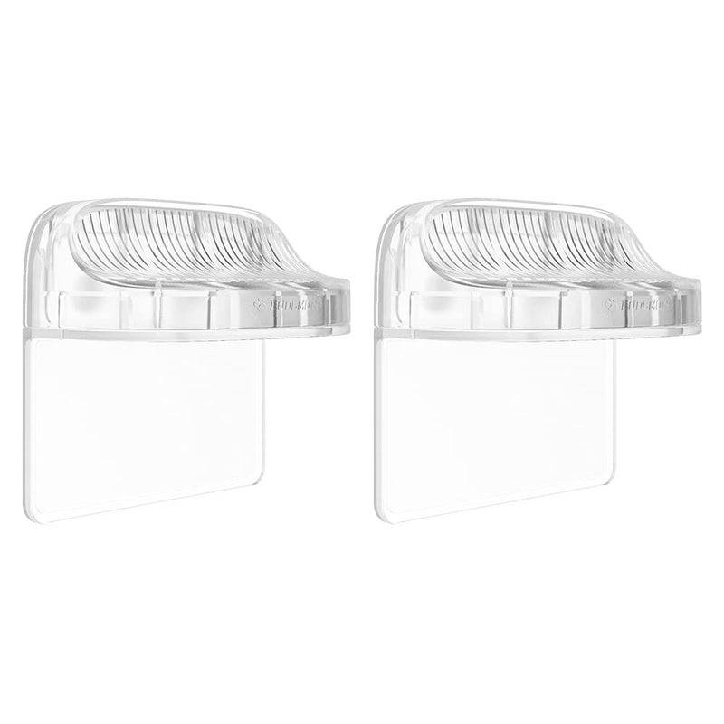 Eudemon Baby Safety Anti-Tip Furniture Anchor Straps, Furniture Anti-Tip Wall Holder for Children&Pets, Childproof Anti-tip Furniture Wall Anchors, Easy to Install(Transparent,2 Pack) - Image 1