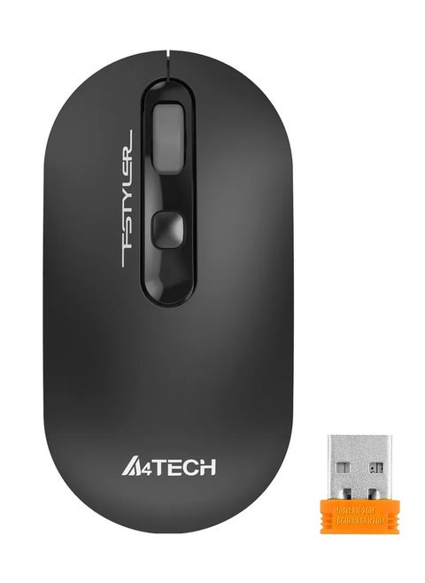 FSTYLER  FG20 Wireless Mouse – 2.4GHz Wireless connection – 2000 DPI – Switch up to 3 Devices – Power Saving On/Off Power Switch – For PC/Laptop/Tablet/Smart TV | Gray