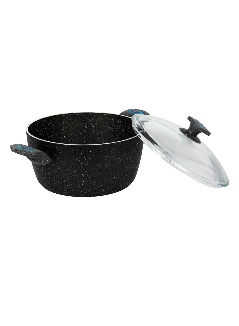 Cookware Set Granite 18 Pcs  4mm - Black - Turky  - Image 3