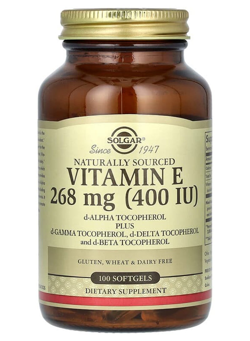 سولجر فيتامين هـ 400 وحدة دولية، 100 كبسولة هلامية - Image 1