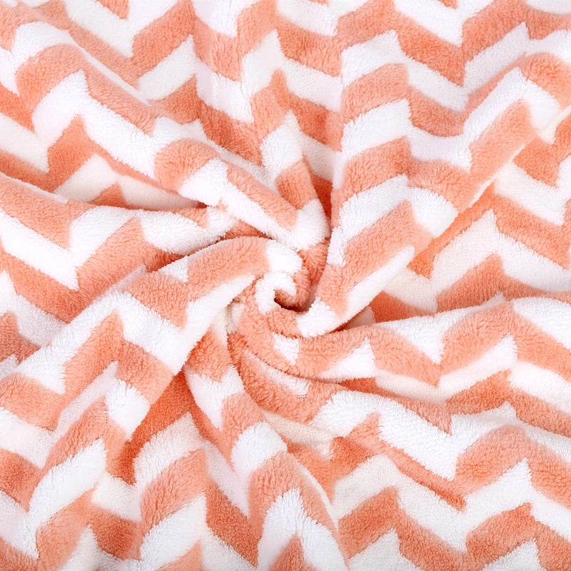 جي ام ال مناشف حمام الألياف الدقيقة JML من منشفة حمام 2 حزمة (30 "" × 60 "") ناعمة كبيرة الحجم فائقة الاستخدام والتجفيف السريع متعدد الأغراض لللياقة الرياضية شيفرون الأحمر - Image 2