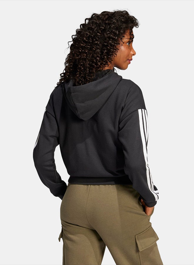 Adidas Essentials 3-Stripes French Terry Full-Zip Hoodie - Image 2