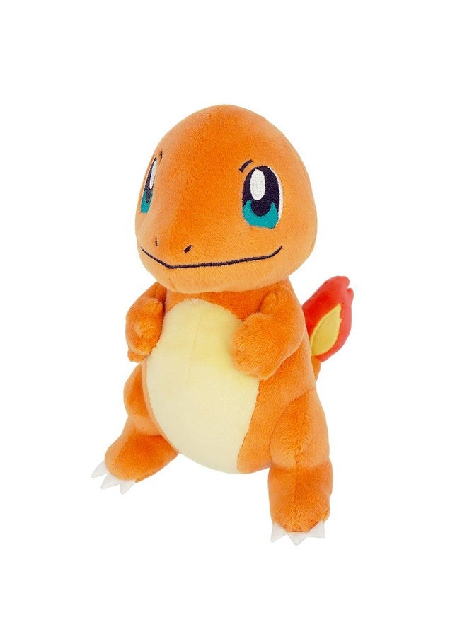 Sanei Pokemon All Star Series Pp18 Charmander Stuffed Plush, 6.5" - Image 1
