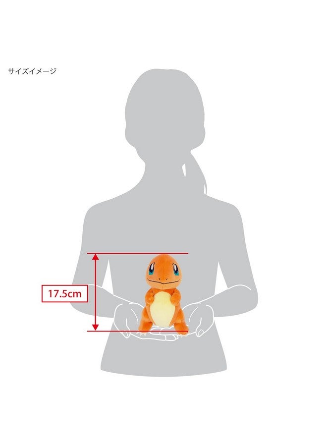 Sanei Pokemon All Star Series Pp18 Charmander Stuffed Plush, 6.5" - Image 5