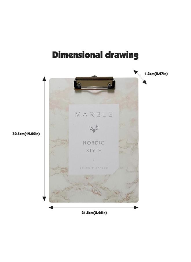 XIANGYU - Exquisite Simple Paper Plate Holder Thickness Document Storage Folder File Paper A4 Paper Board Clip - Image 1