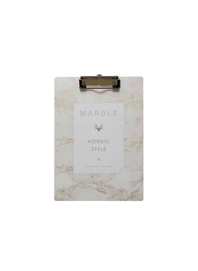 XIANGYU - Exquisite Simple Paper Plate Holder Thickness Document Storage Folder File Paper A4 Paper Board Clip - Image 1