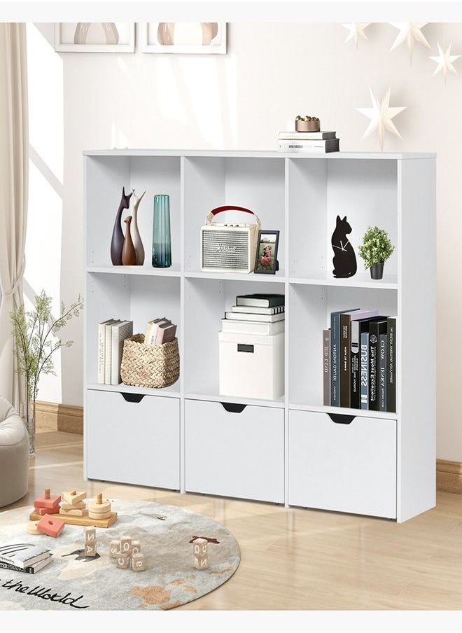 Home Box Vanilla Cody Storage Cabinet With 3-Drawers 140 x 106.5 x 40 cm  - Image 1