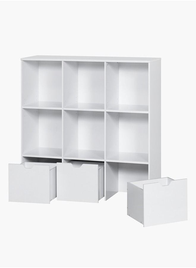 Home Box Vanilla Cody Storage Cabinet With 3-Drawers 140 x 106.5 x 40 cm  - Image 5