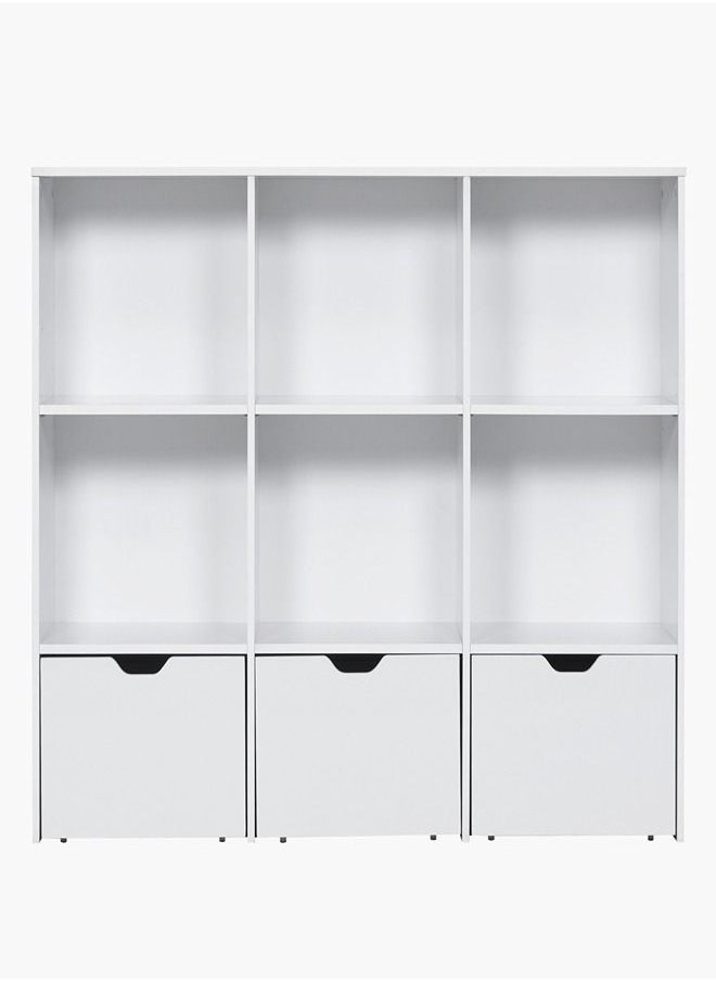 Home Box Vanilla Cody Storage Cabinet With 3-Drawers 140 x 106.5 x 40 cm  - Image 3
