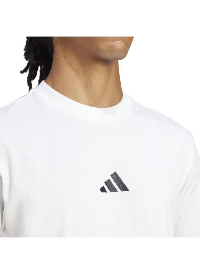 Adidas M Sl Sj T White T-Shirt (Short Sleeve) T-Shirts For Men