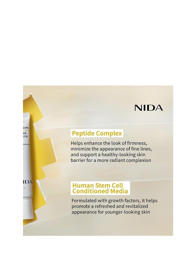 NIDA Revive Eye Cream For Face And Neck | Probiotic Solution, Retinal, Peptide | Wrinkles, Fine Lines, Cell Turnover, Firm Skin Texture, Radiant Skin, Moisture Retention | 1.35 fl. oz., 40ml - Image 4