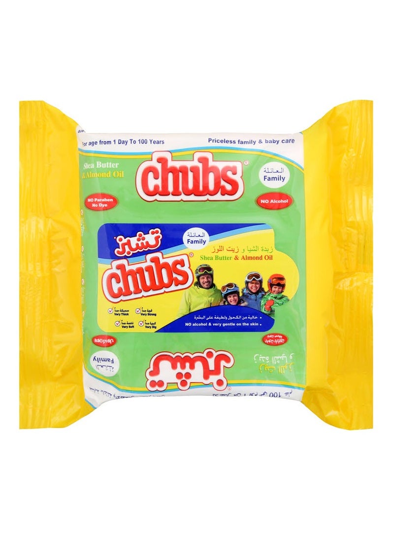Chubs Shea Butter and Almond Oil Wipes 20pcs 