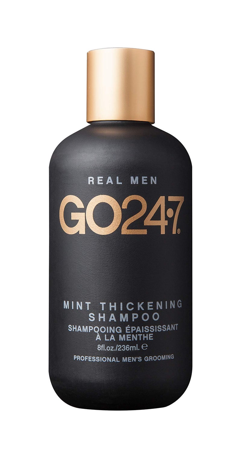 GO247 Mint Thickening Shampoo  Refreshes Scalp Boosts Volume Stimulates Hair Growth Mint Scent  8oz
