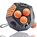 UOOEFUN Kids Fidget ToysPrime Fidget ToysDodecagon Cube Toy Relief Stress and Anxiety Depression Anti for Children and Adult with AutismADD ADHD OCD Black A1 - Image 3