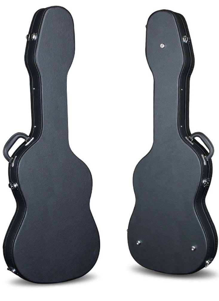 Generic Electric Bass Guitar Hard Case Hard-Shell for 46inch Bass Guitar Hard Shell Lockable with Lock Latch Padding Anti-shock Waterproof Travel Guitar Bag for Air Consignment  - Image 3