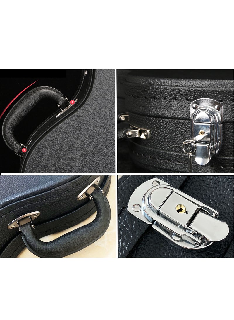 Generic Electric Bass Guitar Hard Case Hard-Shell for 46inch Bass Guitar Hard Shell Lockable with Lock Latch Padding Anti-shock Waterproof Travel Guitar Bag for Air Consignment  - Image 4