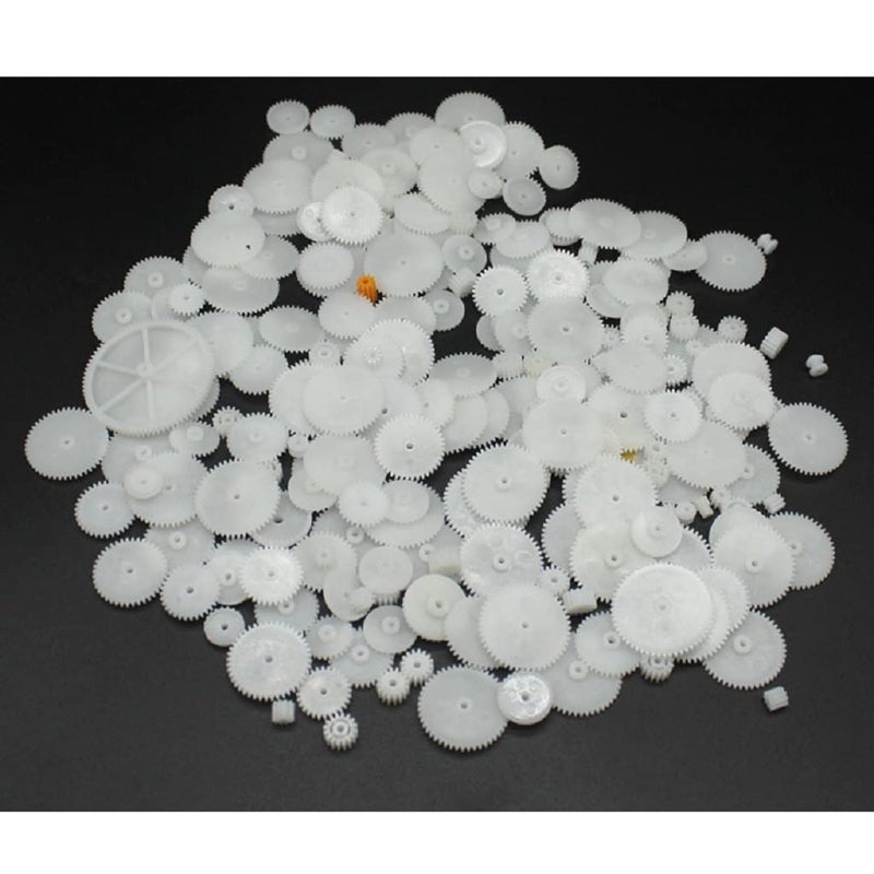 Alextend 200pcs Plastic Gears 0.5 Module for DC Motor DIY Model Toys Accessories - Image 4