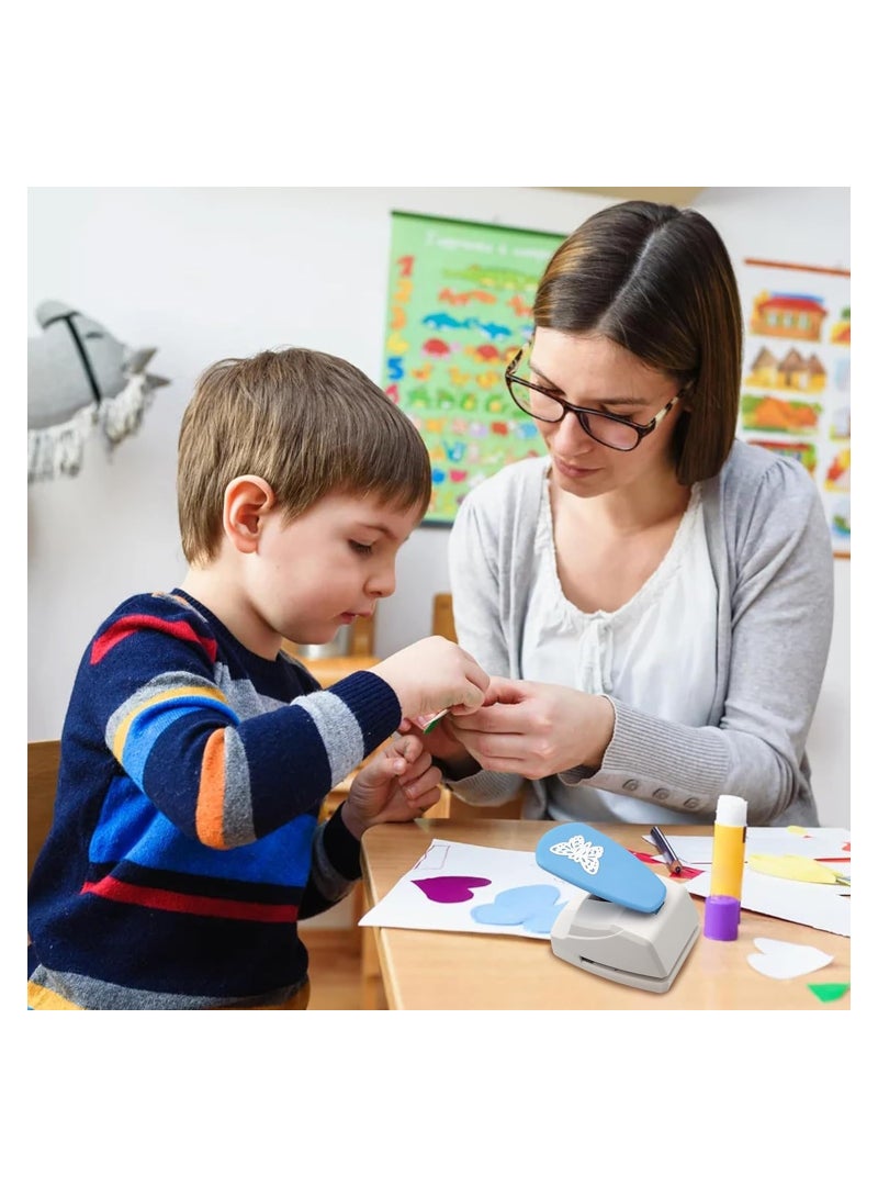 Zikra Craft Punch 1-3/4'' erfly Punch erfly Shapes Craft Paper Cutter Puncher for Crafting on Card Stock, Plain Paper, Corrugated Paper, Sponge Paper, Photo Paper, Vinyl Sticker (Color Random) - Image 3