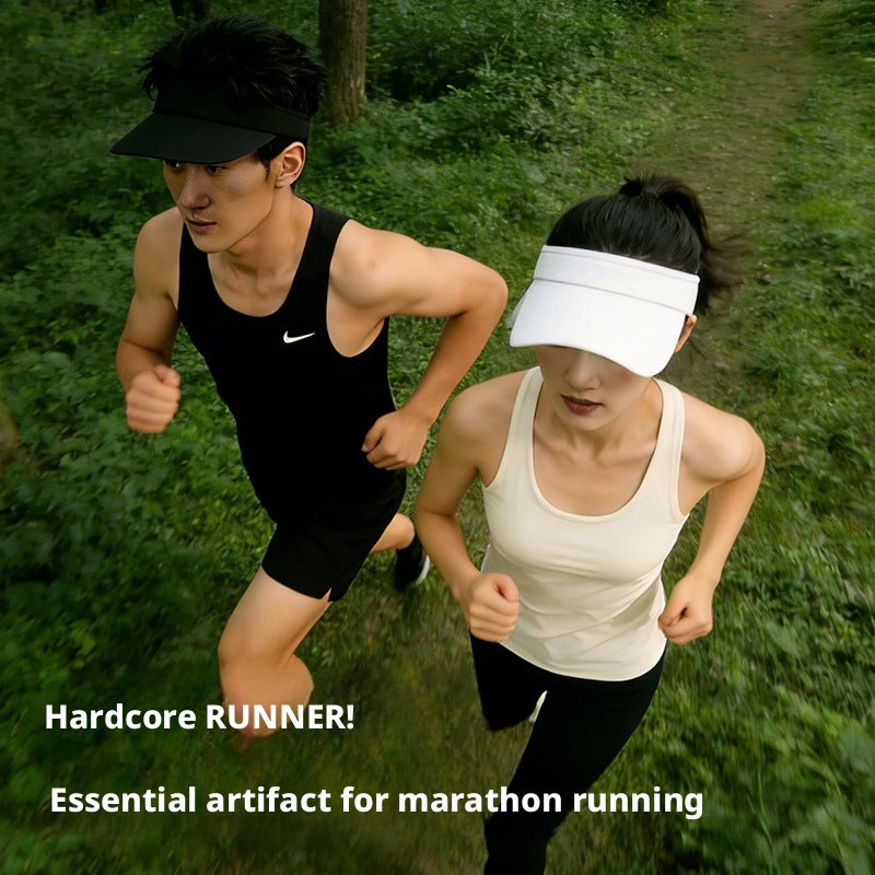 Women's Running Visor Hat - UV Protection Breathable - Image 2
