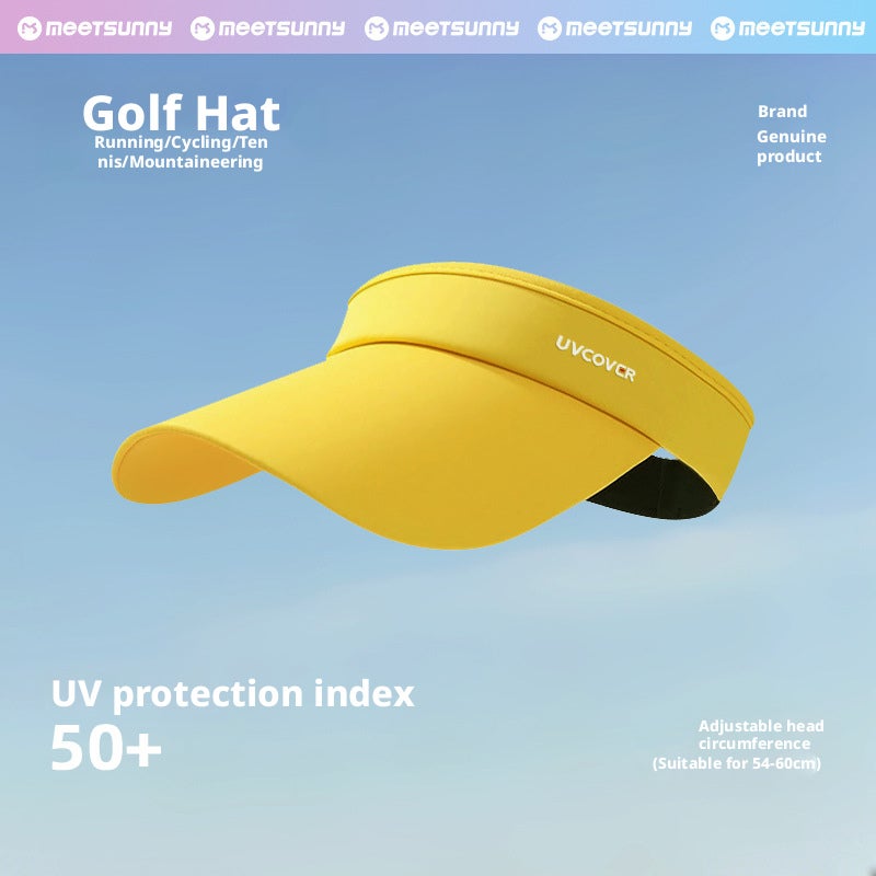 Women's Running Visor Hat - UV Protection Breathable - Image 1