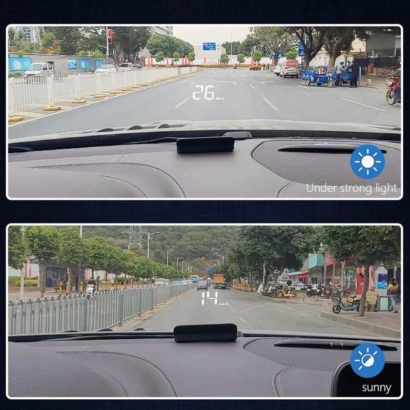 ciciglow عرض رأس OBD2 من ciciglow - جهاز عرض سرعة السيارة متعدد الوظائف - Image 5