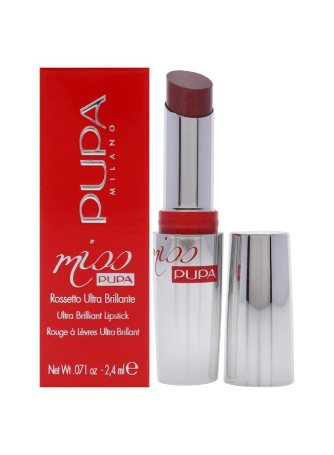 PUPA Milano Miss Milano Lipstick - Creamy, Ultra Pigmented Color For Lips - Nourishing Formula - Crystal-Effect Lipstick - Ultimate Boost Of Volume And Hydration - 603 Upper East Side - 0.071 OZ - Image 1